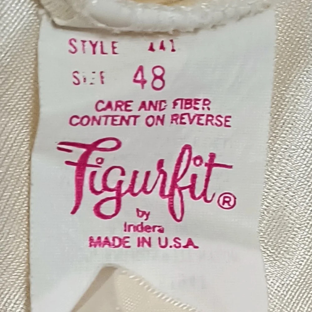 Vintage Figure Fit by Indera slip dress size 48. Made by INDERO. - Picture 3 of 5